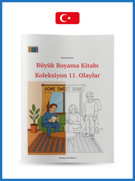 Büyük Boyama Kitabı Seviye 3 Koleksiyon 11: Olaylar (Big Colouring Book. Level 3. Collection 11: Events)